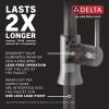 imageDELTA 567LFBLMPU Ara Single Hole 12 GPM Water Flow Matte BlackMatte Black
