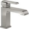 imageDELTA 567LFBLMPU Ara Single Hole 12 GPM Water Flow Matte BlackStainless