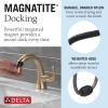 imageDelta Faucet Arvo PullDown Single Hole Bathroom Faucet Gold Bathroom Sink Faucet Bathroom Faucet with Pull Out Sprayer Single Handle Bathroom Faucet Champagne Bronze 115840LFCZPD