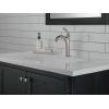 imageDelta Faucet Woodhurst Single Hole Bathroom Faucet Single Handle Bathroom Sink Faucet Black Diamond Seal Technology Drain Assembly Matte Black 532BLMPUDSTStainless