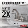 imageTwo Handle Centerset Bathroom FaucetStainless