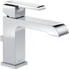 imageDELTA 567LFBLMPU Ara Single Hole 12 GPM Water Flow Matte BlackChrome