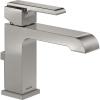 imageDELTA 567LFBLMPU Ara Single Hole 12 GPM Water Flow Matte BlackStainless