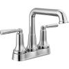 imageDelta 2536MPUDST Saylor 12 GPM Centerset Bathroom Faucet with PopUp Drain Assembly and Diamond Seal Valve Technology  Champagne BronzeChrome