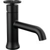imageDelta Faucet Trinsic Single Hole Bathroom Faucet Brushed Nickel Single Handle Bathroom Faucet Bathroom Sink Faucet Diamond Seal Technology Drain Assembly Stainless 558SSMPUDSTMatte Black