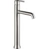 imageDelta Faucet Trinsic Vessel Sink Faucet Matte Black Bathroom Faucet Single Hole Bathroom Faucet Diamond Seal Technology Matte Black 759BLDSTStainless