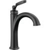 imageDelta Faucet Woodhurst Single Hole Bathroom Faucet Single Handle Bathroom Sink Faucet Black Diamond Seal Technology Drain Assembly Matte Black 532BLMPUDSTMatte Black