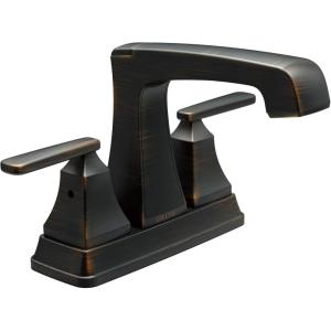 imageDELTA 2564BLMPUDST Ashlyn Bathroom Faucet Matte BlackVenetian Bronze