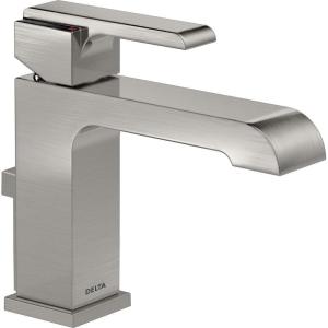 imageDELTA 567LFBLMPU Ara Single Hole 12 GPM Water Flow Matte BlackStainless