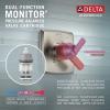 imageDELTA FAUCET T27T967CZ Angular Modern TempAssure 17T Series Valve 6Setting Integrated Shower Trim with Diverter Champagne BronzeChrome