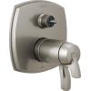 imageDELTA FAUCET T27T967CZ Angular Modern TempAssure 17T Series Valve 6Setting Integrated Shower Trim with Diverter Champagne BronzeStainless