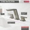 imageDelta Faucet 3599LFKSPRMPU Pivotal Widespread Black StainlessMatte Black