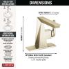 imageDelta Faucet 543PNPRMPUDST Trillian Lavatory Lumicoat Polished Nickel