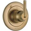 imageDelta Faucet Trinsic 3Setting Shower Handle Diverter Trim Kit Diverter Valve Trim Kit Oil Rubbed Bronze 3 Way Shower Diverter Delta Diverter Trim Venetian Bronze T11859RB Valve Not IncludedChampagne Bronze