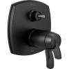 imageDELTA FAUCET T27T967CZ Angular Modern TempAssure 17T Series Valve 6Setting Integrated Shower Trim with Diverter Champagne BronzeMatte Black
