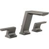 imageDelta Faucet 3599LFKSPRMPU Pivotal Widespread Black StainlessBlack Stainless