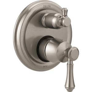 imageDELTA FAUCET T24897SS Stainless Cassidy Traditional Monitor 14 Series Valve Trim with 3Setting Integrated DiverterStainless