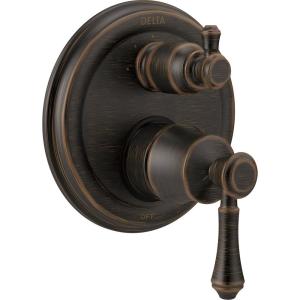 imageDELTA FAUCET T24897SS Stainless Cassidy Traditional Monitor 14 Series Valve Trim with 3Setting Integrated DiverterVenetian Bronze
