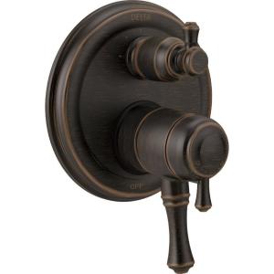 imageDELTA FAUCET T27897 Chrome Cassidy Traditional Monitor 17 Series Valve Trim with 3Setting Integrated DiverterVenetian Bronze