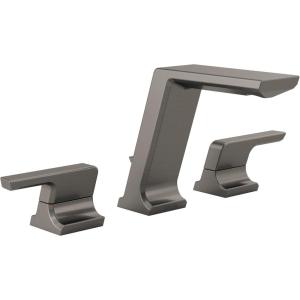 imageDelta Faucet 3599LFKSPRMPU Pivotal Widespread Black StainlessWithout Lumicoat