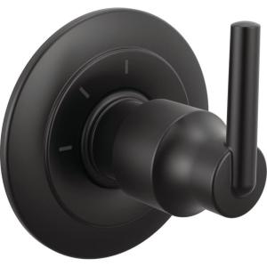 imageDelta Faucet Trinsic 3Setting Shower Handle Diverter Trim Kit Diverter Valve Trim Kit Oil Rubbed Bronze 3 Way Shower Diverter Delta Diverter Trim Venetian Bronze T11859RB Valve Not IncludedMatte Black