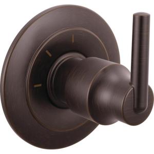 imageDelta Faucet Trinsic 3Setting Shower Handle Diverter Trim Kit Diverter Valve Trim Kit Oil Rubbed Bronze 3 Way Shower Diverter Delta Diverter Trim Venetian Bronze T11859RB Valve Not IncludedVenetian Bronze
