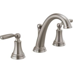 imageDelta Faucet Woodhurst Widespread Bathroom Faucet 3Hole Matte Black Bathroom Sink Faucet 2Handle Bathroom Faucet Bath Faucet Metal PushPop Drain Assembly Matte Black 3532LFBLMPUStainless