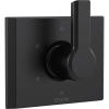 imageDelta Faucet T11999BL Pivotal 6Setting 3Port Diverter Trim Matte BlackMatte Black
