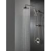 imageDelta Faucet Emerge Matte Black Shower Column Including Rain Shower Head Handheld Shower Shower Handle and Shower Valve Shower System Rainfall Shower Head Matte Black 58810BL Valve IncludedStainless