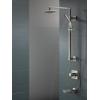 imageDelta Faucet Emerge Matte Black Shower Column Including Rain Shower Head Handheld Shower Shower Handle and Shower Valve Shower System Rainfall Shower Head Matte Black 58420BL Valve IncludedChrome