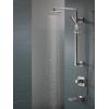 imageDelta Faucet Emerge Matte Black Shower Column Including Rain Shower Head Handheld Shower Shower Handle and Shower Valve Shower System Rainfall Shower Head Matte Black 58420BL Valve IncludedChrome