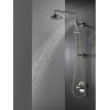 imageDelta Faucet Emerge Matte Black Shower Column Including Rain Shower Head Handheld Shower Shower Handle and Shower Valve Shower System Rainfall Shower Head Matte Black 58810BL Valve IncludedStainless