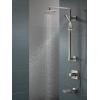 imageDelta Faucet Emerge Matte Black Shower Column Including Rain Shower Head Handheld Shower Shower Handle and Shower Valve Shower System Rainfall Shower Head Matte Black 58420BL Valve IncludedChrome