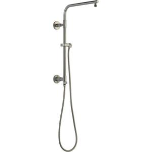 imageDelta Faucet Emerge Matte Black Shower Column Including Rain Shower Head Handheld Shower Shower Handle and Shower Valve Shower System Rainfall Shower Head Matte Black 58810BL Valve IncludedStainless