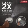 imageDelta Faucet 7Setting In2ition 2in1 Dual Shower Head with ProClean Spray Brushed Nickel Round Shower Head with Hose Hand Held Shower Head 25 GPM Lumicoat Stainless 58651SSPR25