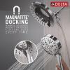 imageDelta Faucet 7Setting In2ition 2in1 Dual Shower Head with ProClean Spray Chrome Round Shower Head with Hose Hand Held Shower Head 175 GPM Lumicoat Chrome 58651PR