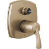 imageDELTA FAUCET T24876BLLHP 14 Series Integrated Three Function Less Handle Shower Trim with Diverter Matte BlackChampagne Bronze