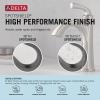 imageDelta 15749LFPD Nicoli 12 GPM Single Hole Bathroom Faucet with Pull Down Spout and Push PopUp Drain Assembly  Brilliance Stainless
