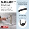 imageDelta 15749LFPD Nicoli 12 GPM Single Hole Bathroom Faucet with Pull Down Spout and Push PopUp Drain Assembly  Brilliance Stainless