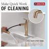 imageDelta 15849LFPD Nicoli 12 GPM Single Hole Bathroom Faucet with Pull Down Spout and Push PopUp Drain Assembly  Champagne Bronze