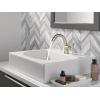 imageDelta Faucet Arvo PullDown Single Hole Bathroom Faucet Brushed Nickel Bathroom Sink Faucet Bathroom Faucet with Pull Out Sprayer Single Handle Bathroom Faucet SpotShield Nickel 115840LFSPPD
