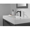 imageDelta Faucet Nicoli PullDown Single Hole Matte Black Single Handle Bathroom Faucet with Pull Out Sprayer 15749LFBLPDMatte Black  Chrome
