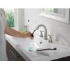 imageDelta Faucet Stryke Pull Down Bathroom Faucet Bathroom Pull Out Faucet Chrome Widespread Bathroom Faucet 3 Hole with Pull Down Sprayer Bathroom Sink Faucet Lumicoat Chrome 357756PDPRDST