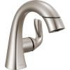 imageDelta Faucet Arvo PullDown Single Hole Bathroom Faucet Brushed Nickel Bathroom Sink Faucet Bathroom Faucet with Pull Out Sprayer Single Handle Bathroom Faucet SpotShield Nickel 115840LFSPPD