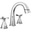 imageDelta Faucet Stryke Pull Down Bathroom Faucet Bathroom Pull Out Faucet Chrome Widespread Bathroom Faucet 3 Hole with Pull Down Sprayer Bathroom Sink Faucet Lumicoat Chrome 357756PDPRDST