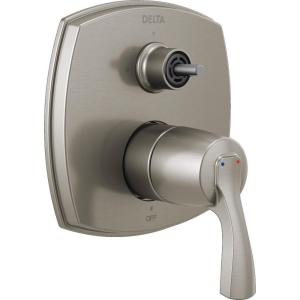 imageDELTA FAUCET T24876BLLHP 14 Series Integrated Three Function Less Handle Shower Trim with Diverter Matte BlackStainless