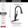 imageTouch2O Technology Kitchen Faucet with Touchless TechnologyVenetian Bronze