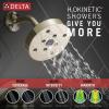 imageDelta Trinsic 14 Series SingleFunction H2Okinetic Bathtub and Shower Faucet Set Polished Nickel Shower Head and Handle Valve Trim Kit Polished Nickel T14459PN Valve Not IncludedPolished Nickel