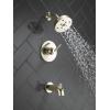 imageDelta Trinsic 14 Series SingleFunction H2Okinetic Bathtub and Shower Faucet Set Polished Nickel Shower Head and Handle Valve Trim Kit Polished Nickel T14459PN Valve Not IncludedPolished Nickel