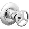 imageDelta Trinsic 3Setting Diverter Valve Trim Kit with Wheel Handle Gold Shower Handle Diverter Kit Champagne Bronze T11858CZ Valve Not IncludedChrome